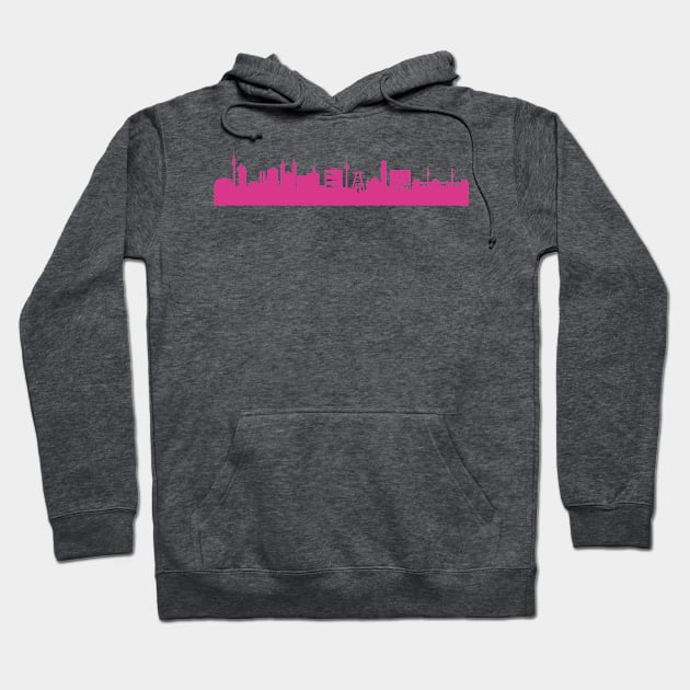 Ruhrpott skyline pink Hoodie by 44spaces